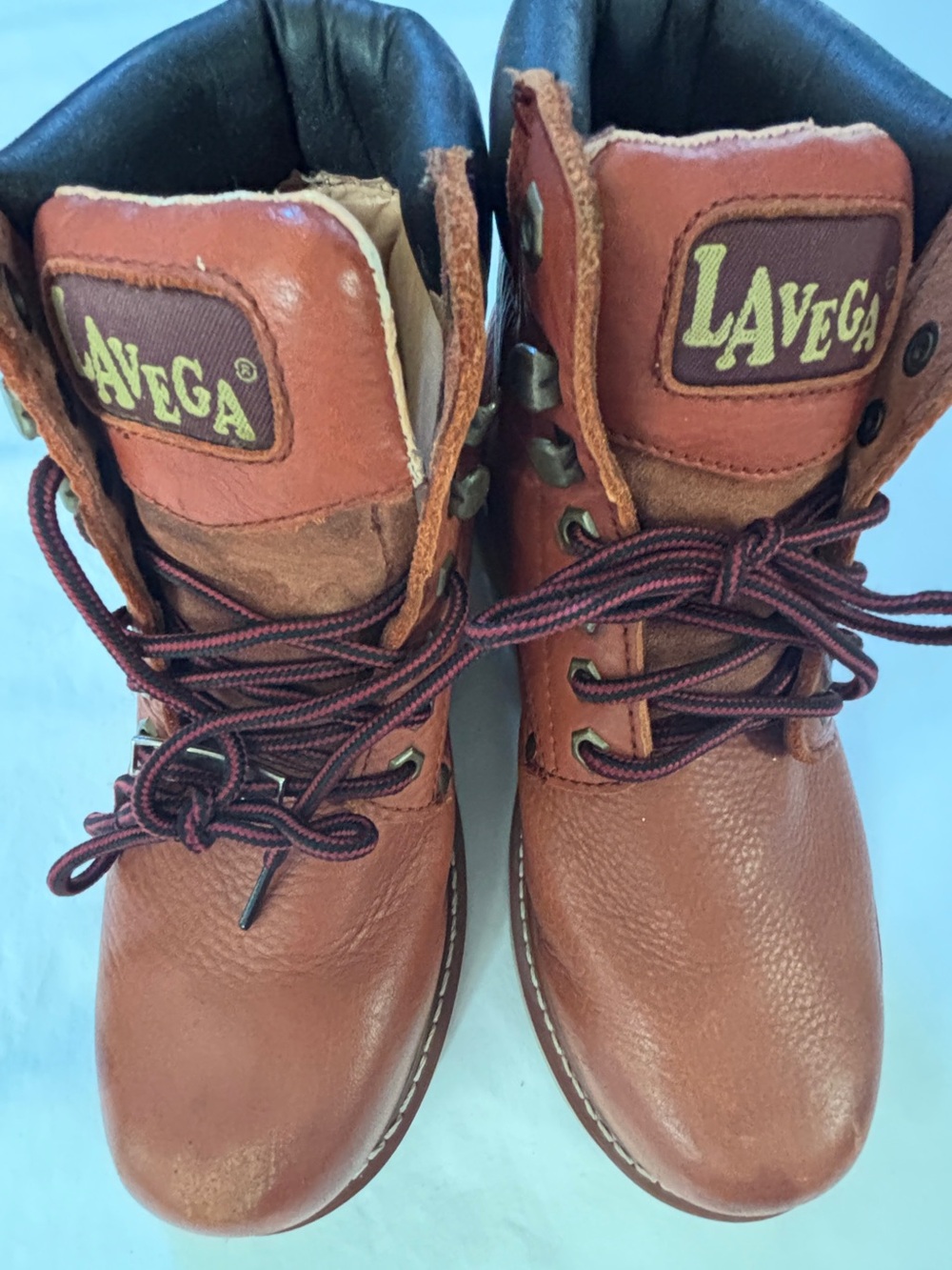 LaVega Men’s Insulated Leather Work Boots Goodyear Welt Size 8